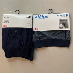 Uniqlo Supima Knit Trunks & AIRism Mesh Boxer Briefs (medium)